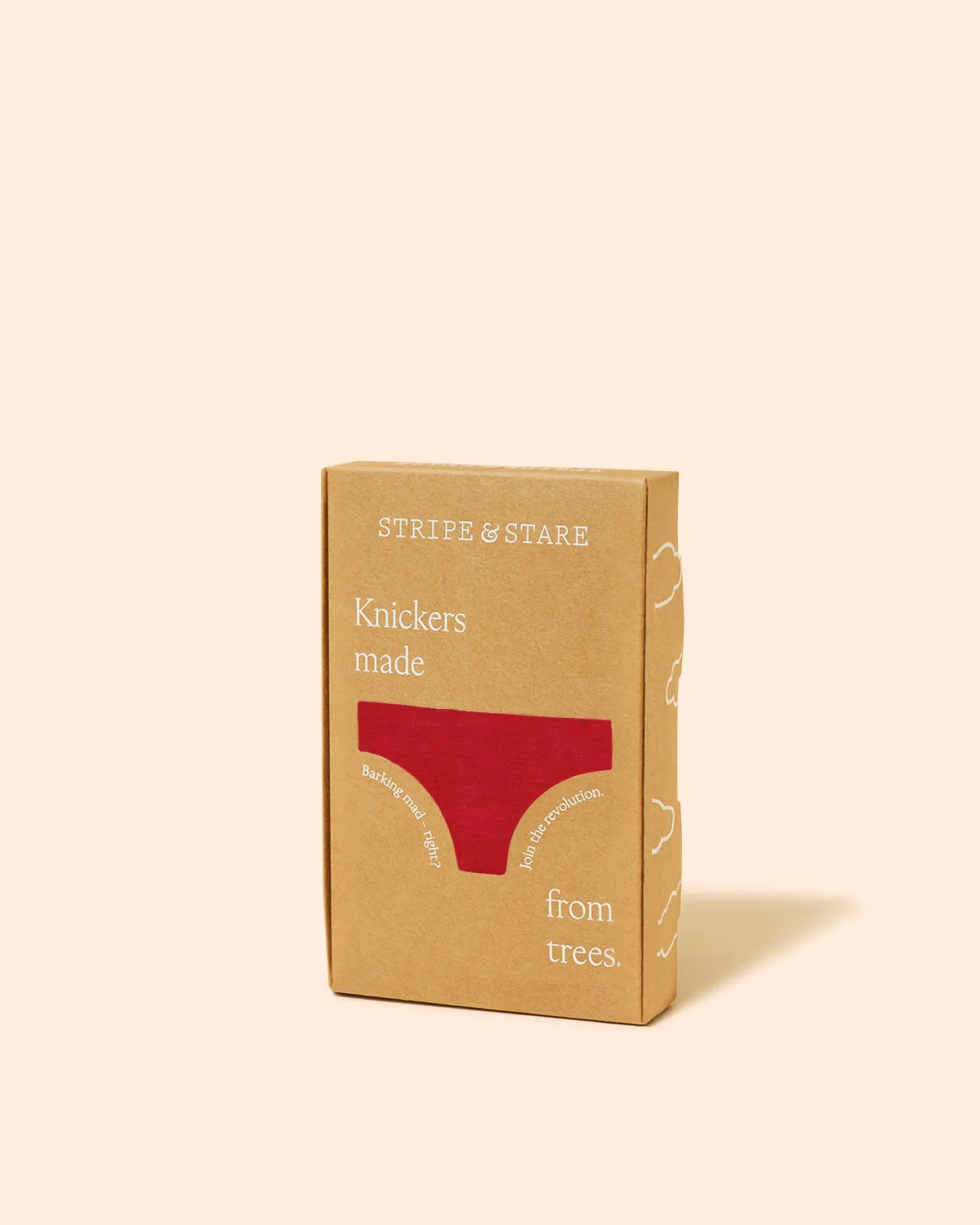 The Original Knickers - Scarlet and Candlelight sold by Stripe & Stare product image thumbnail 4