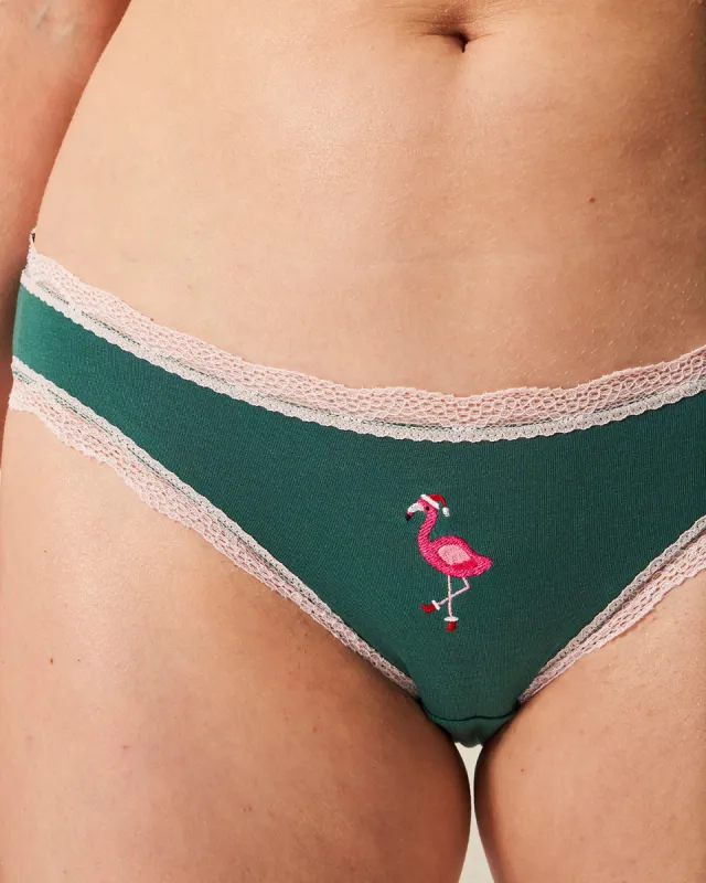 The Original Knickers - Christmas Flamingo sold by Stripe & Stare