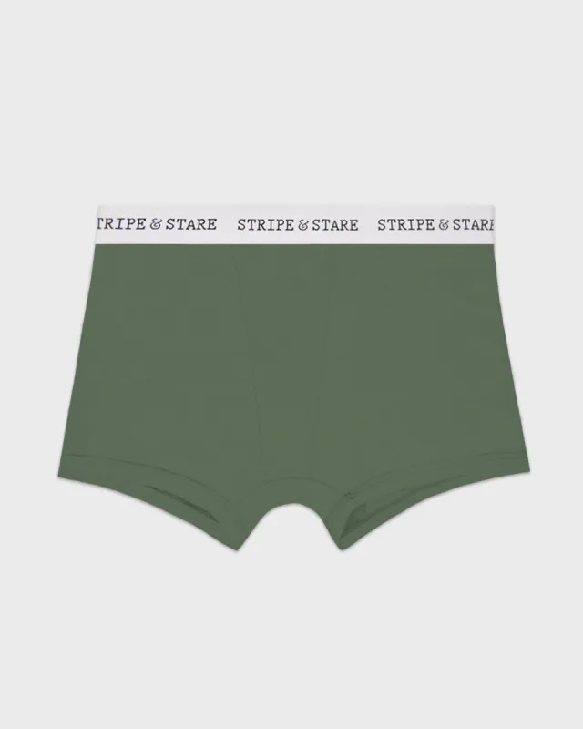 Women's Boxer - Modern Khaki sold by Stripe & Stare