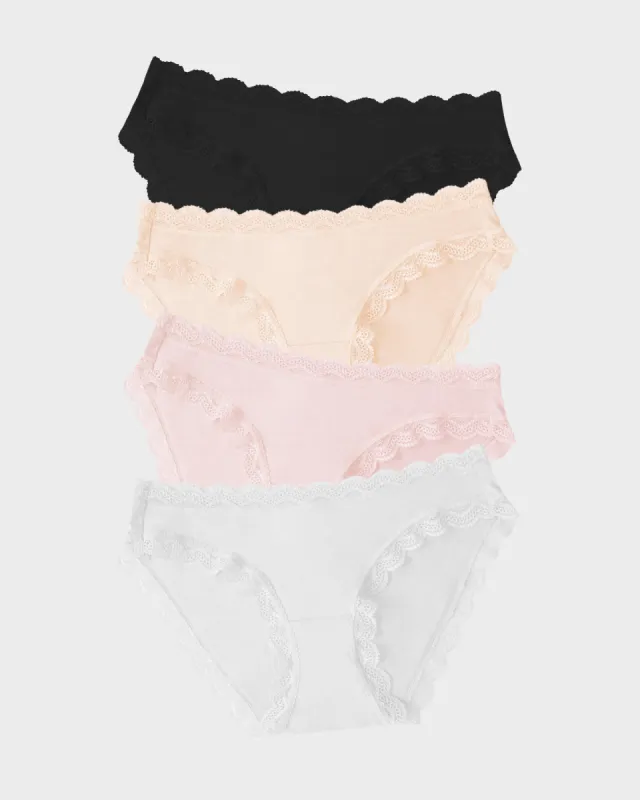 The Original Knicker Four Pack - Sand Essentials sold by Stripe & Stare