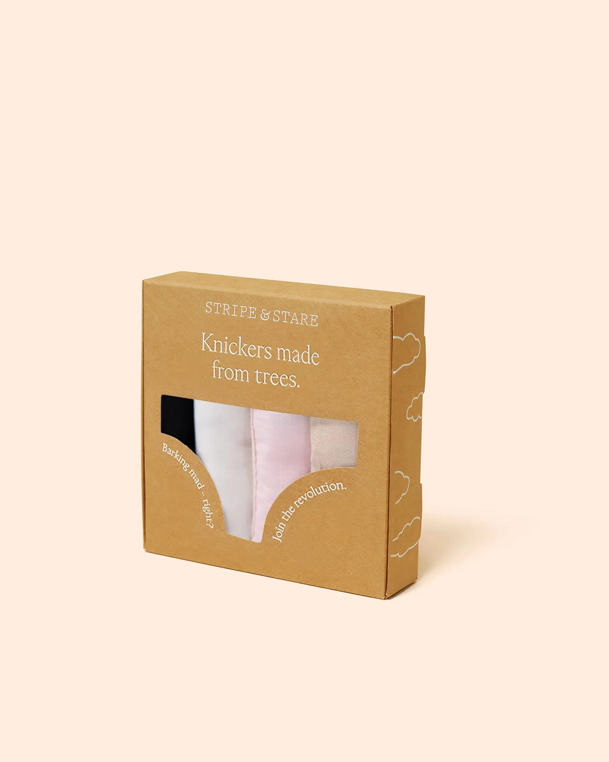 The Original Knicker Four Pack - Sand Essentials sold by Stripe & Stare product image thumbnail 2