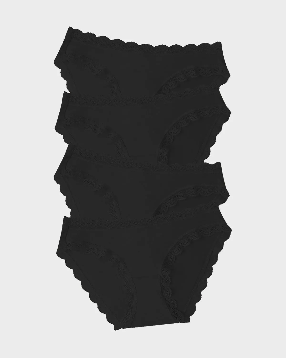 The Original Knicker Four Pack - Black sold by Stripe & Stare