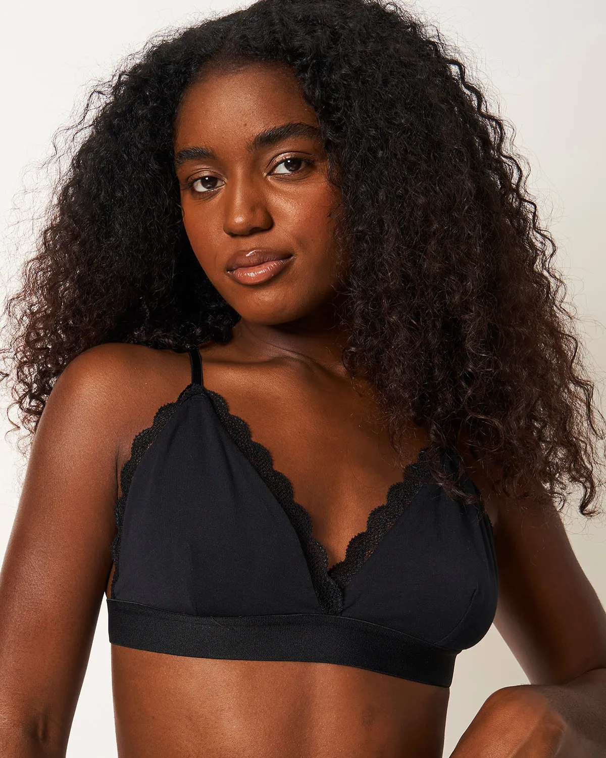 Lace Bralette - Black sold by Stripe & Stare