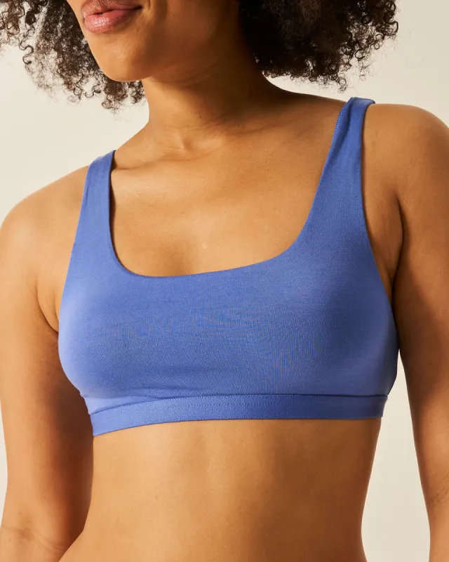 Soft Scoop Bra - Amparo Blue sold by Stripe & Stare