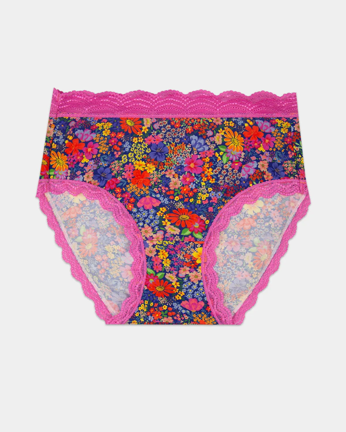 High Rise Knickers - Full Bloom sold by Stripe & Stare product image thumbnail 3