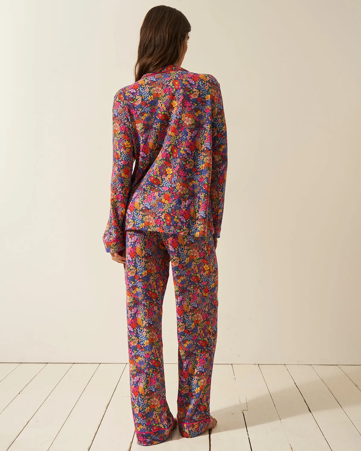 Long Pyjama Set - Full Bloom sold by Stripe & Stare product image thumbnail 3