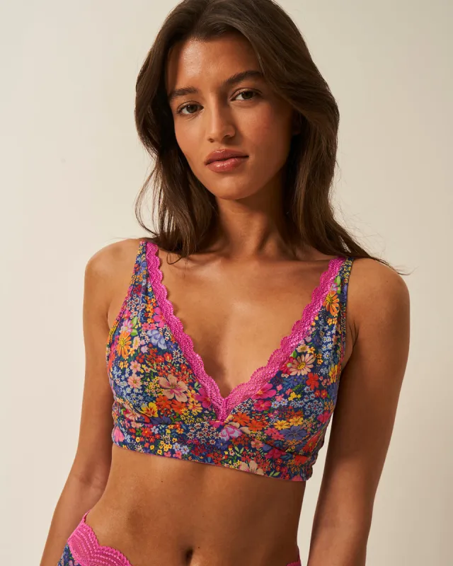 Lace Plunge Bra - Full Bloom sold by Stripe & Stare