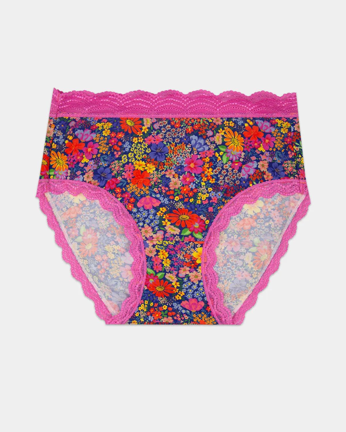 High Rise Knicker - Full Bloom sold by Stripe & Stare