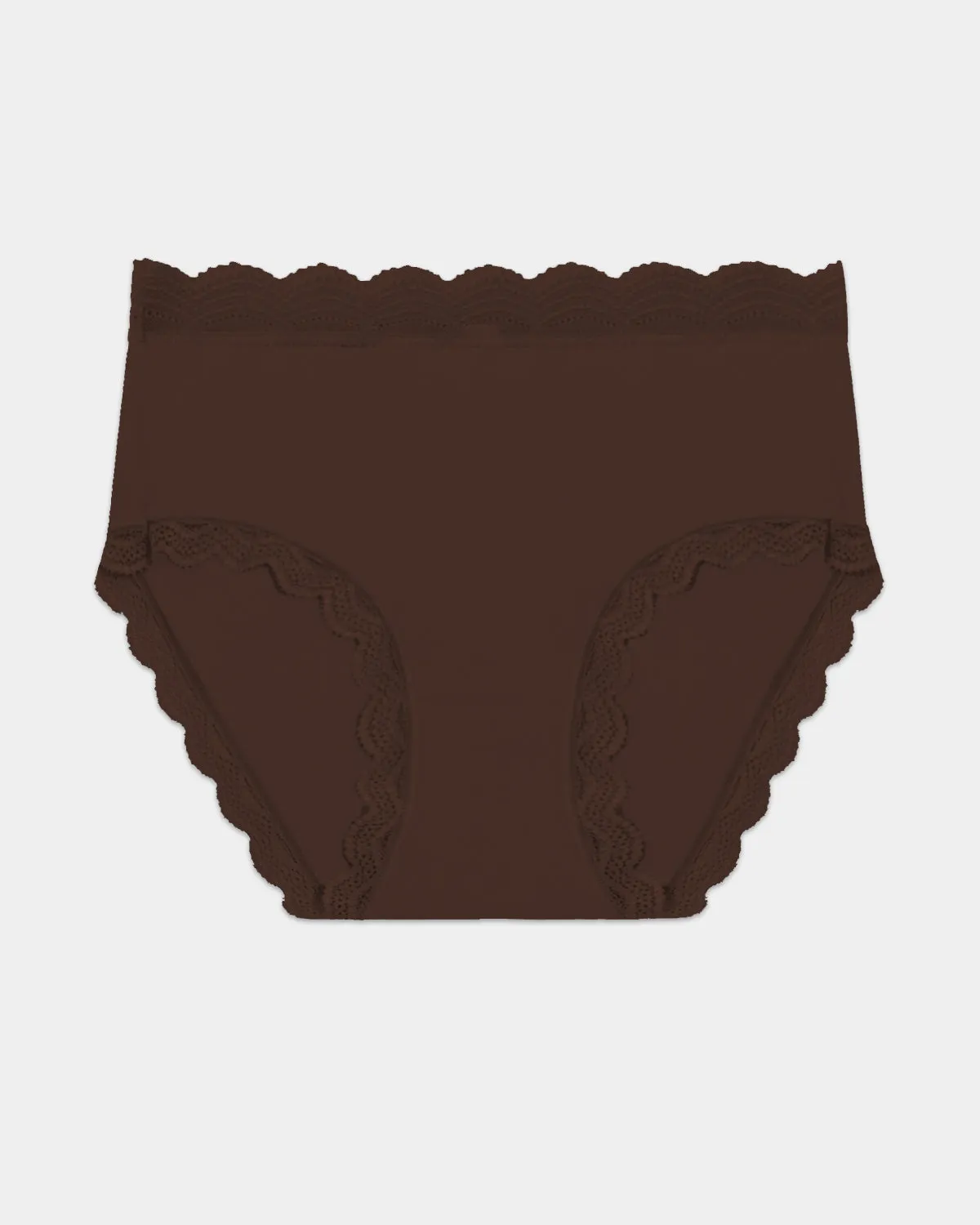 High Rise Knicker - Chocolate sold by Stripe & Stare
