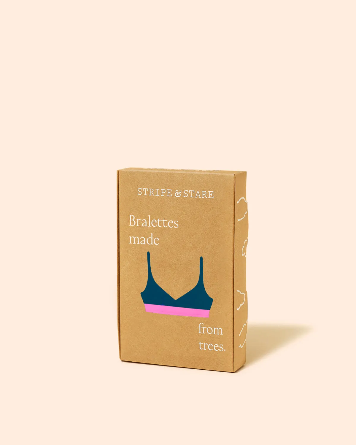 Crossover Bra - Midnight Neon Pink sold by Stripe & Stare product image thumbnail 2