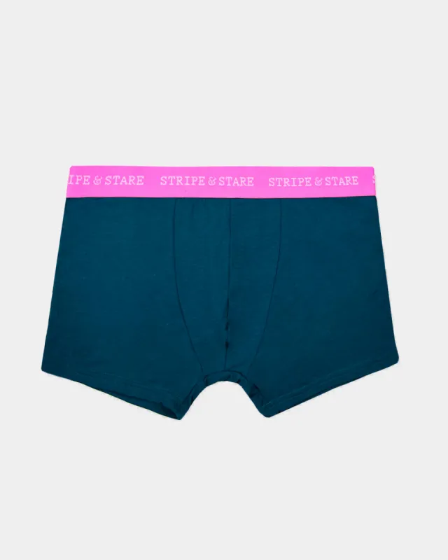 Unisex Boxer - Midnight Neon Pink sold by Stripe & Stare