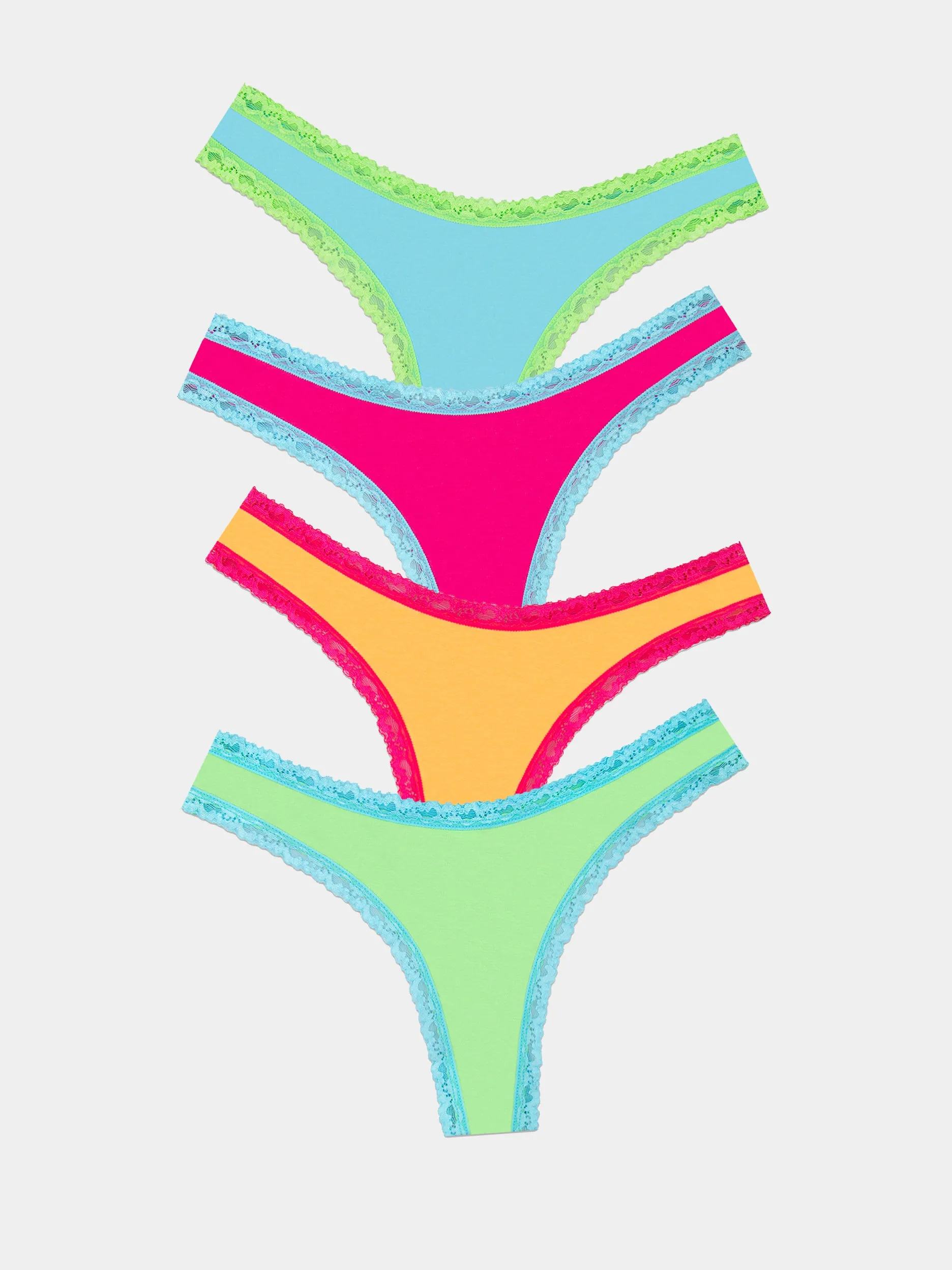 Thong Four Pack - Art Brights sold by Stripe & Stare