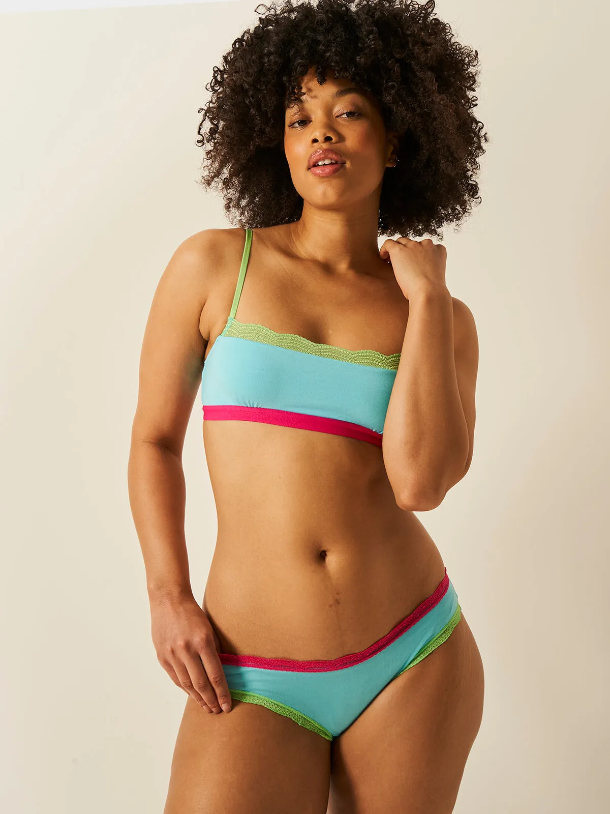 Lace Square Bra - Art Brights sold by Stripe & Stare product image thumbnail 5