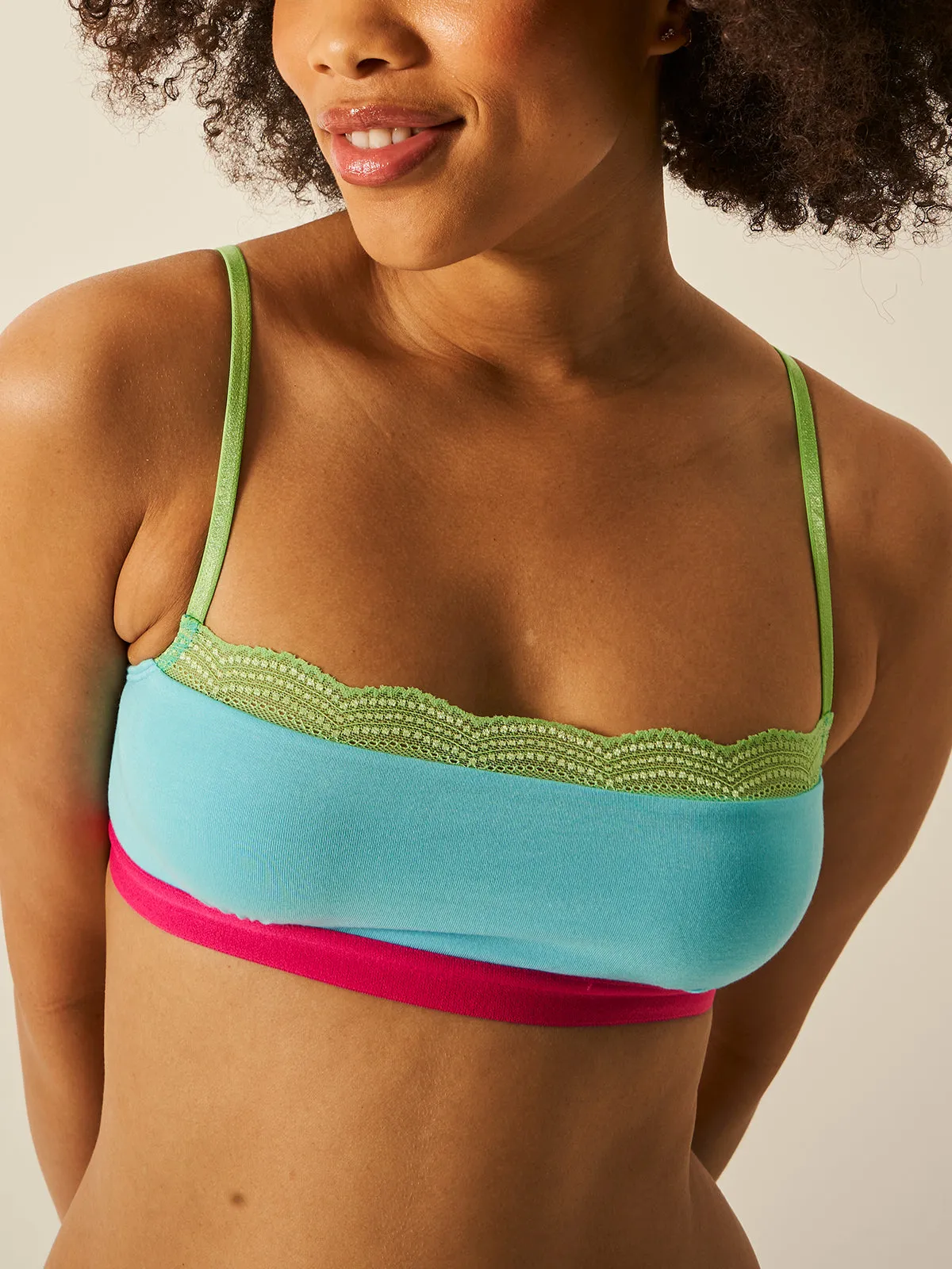Lace Square Bra - Art Brights sold by Stripe & Stare product image thumbnail 3