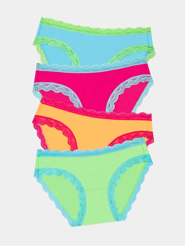 The Original Knicker Four Pack - Art Brights sold by Stripe & Stare