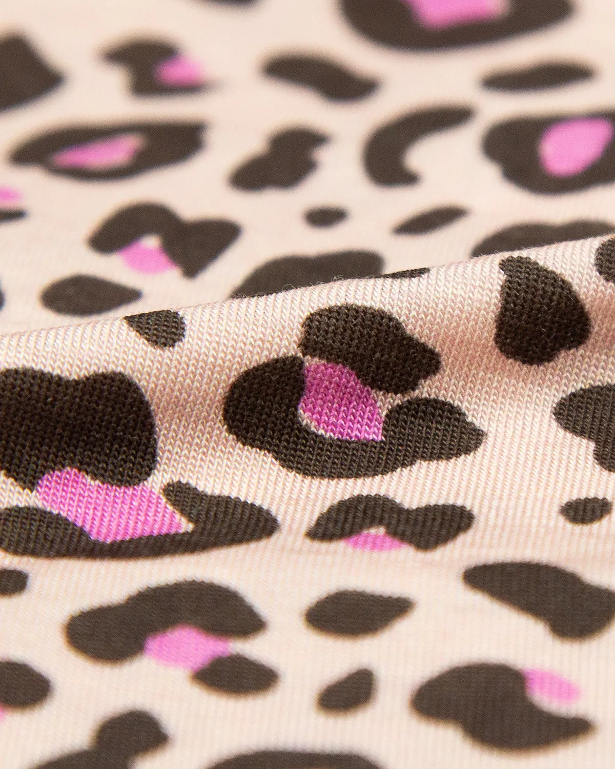 High Waisted Thong - Liquorice Leopard sold by Stripe & Stare product image thumbnail 5