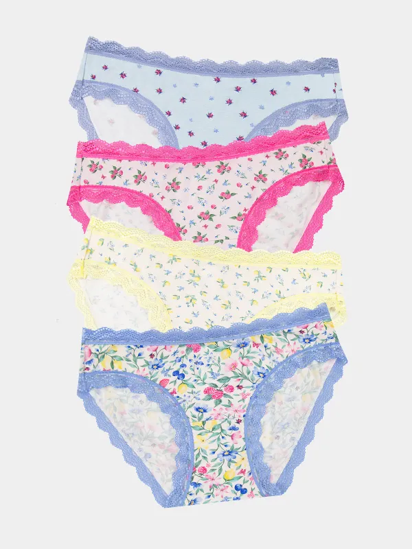 The Original Knicker Four Pack - Summer Garden made by Stripe & Stare
