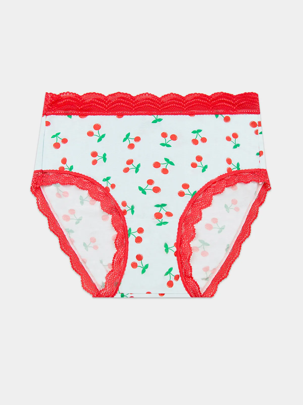 High Rise Knicker - Cherryade sold by Stripe & Stare product image thumbnail 4