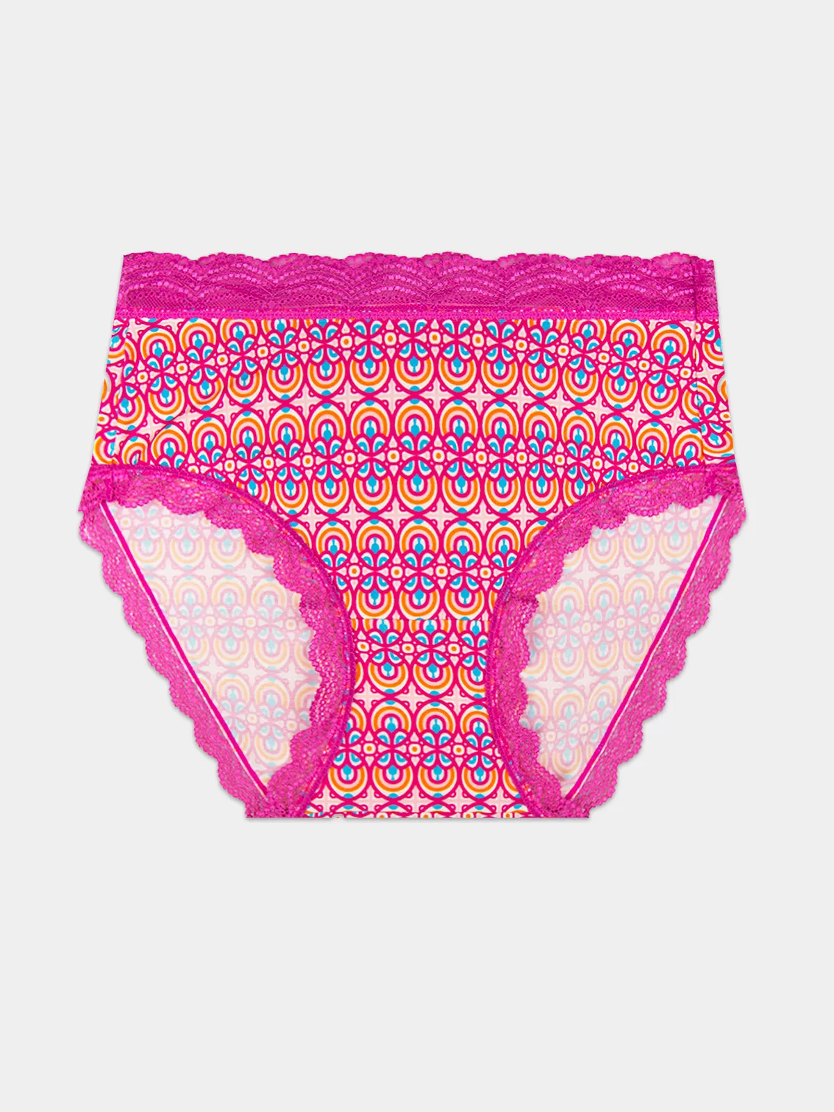 High Rise Knicker - Retro Geo sold by Stripe & Stare product image thumbnail 5