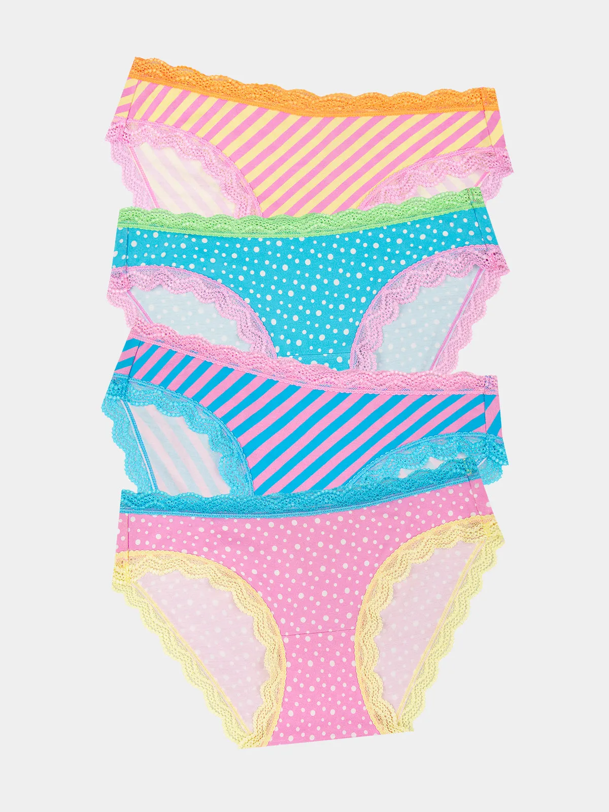 The Original Knicker Four Pack - Pick N Mix sold by Stripe & Stare