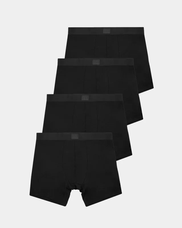 Men's Boxer Four Pack - Black sold by Stripe & Stare