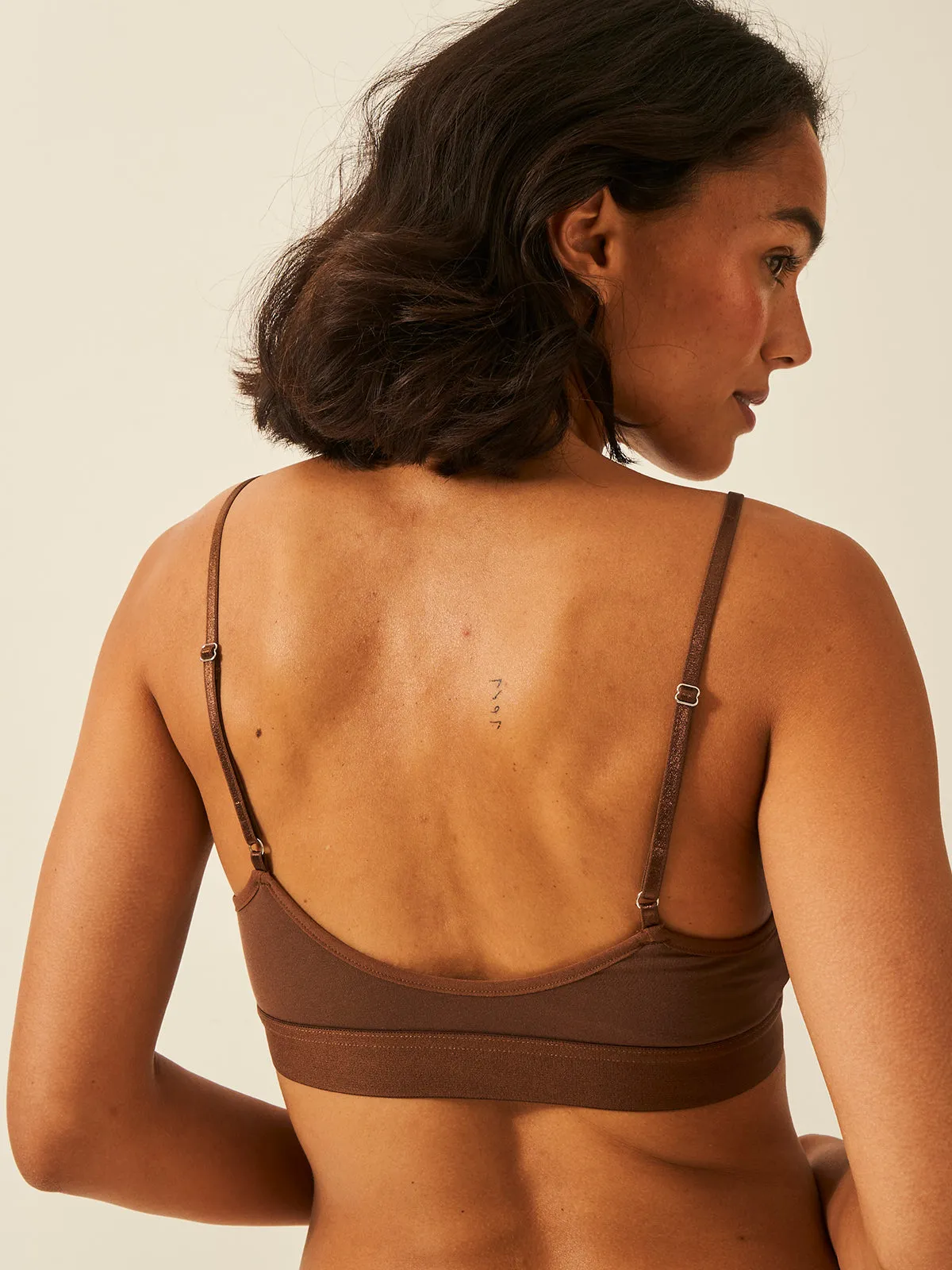 T-shirt Bra - Chocolate sold by Stripe & Stare product image thumbnail 2