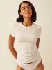 Short Sleeve Top - White sold by Stripe & Stare