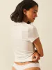 Short Sleeve Top - White sold by Stripe & Stare