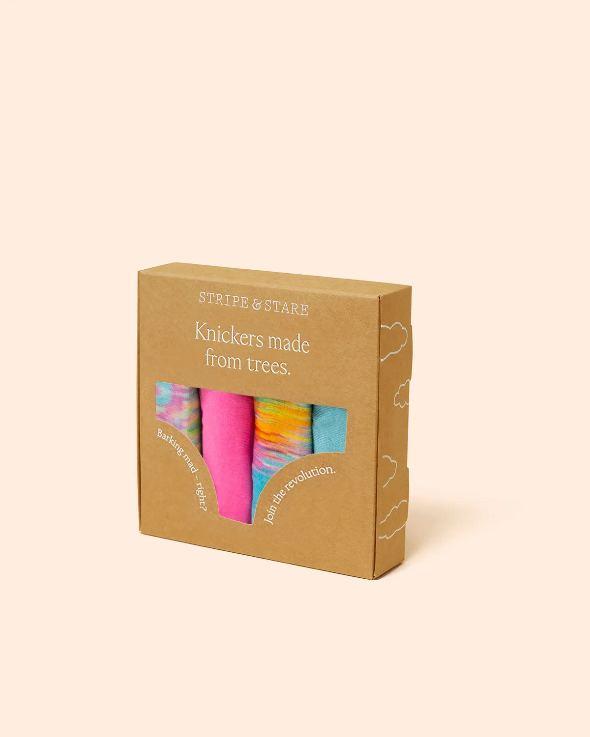 The Original Knicker Four Pack - Ikat sold by Stripe & Stare product image thumbnail 2