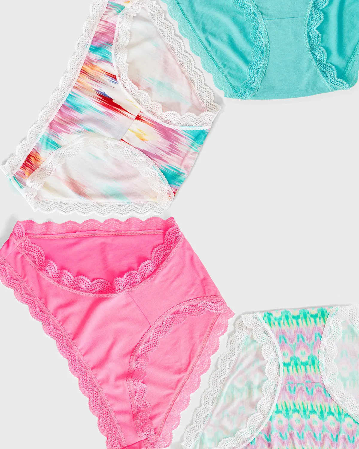 The Original Knicker Four Pack - Ikat sold by Stripe & Stare