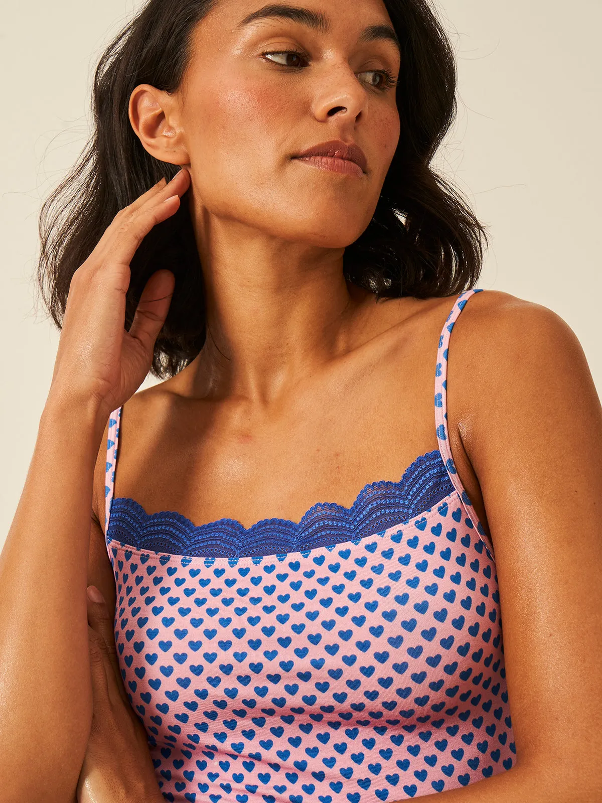 Square Lace Cami - Lady Luck sold by Stripe & Stare product image thumbnail 2