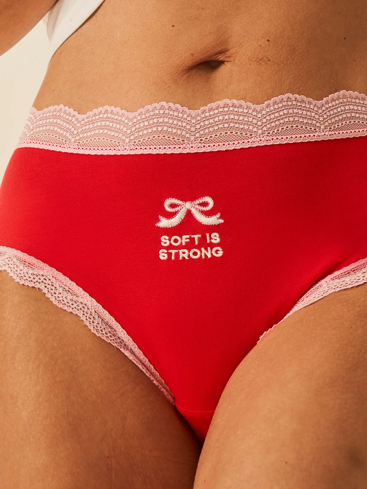 Buy Women Built X S&S High Rise Knicker Four Pack - Soft is Strong sold by Stripe & Stare product image thumbnail 2