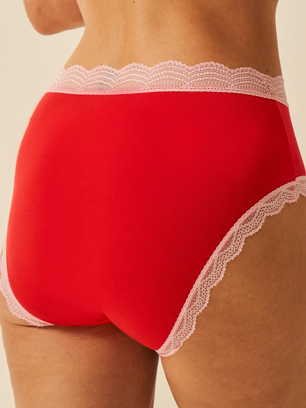 Buy Women Built X S&S High Rise Knicker Four Pack - Soft is Strong sold by Stripe & Stare product image thumbnail 3