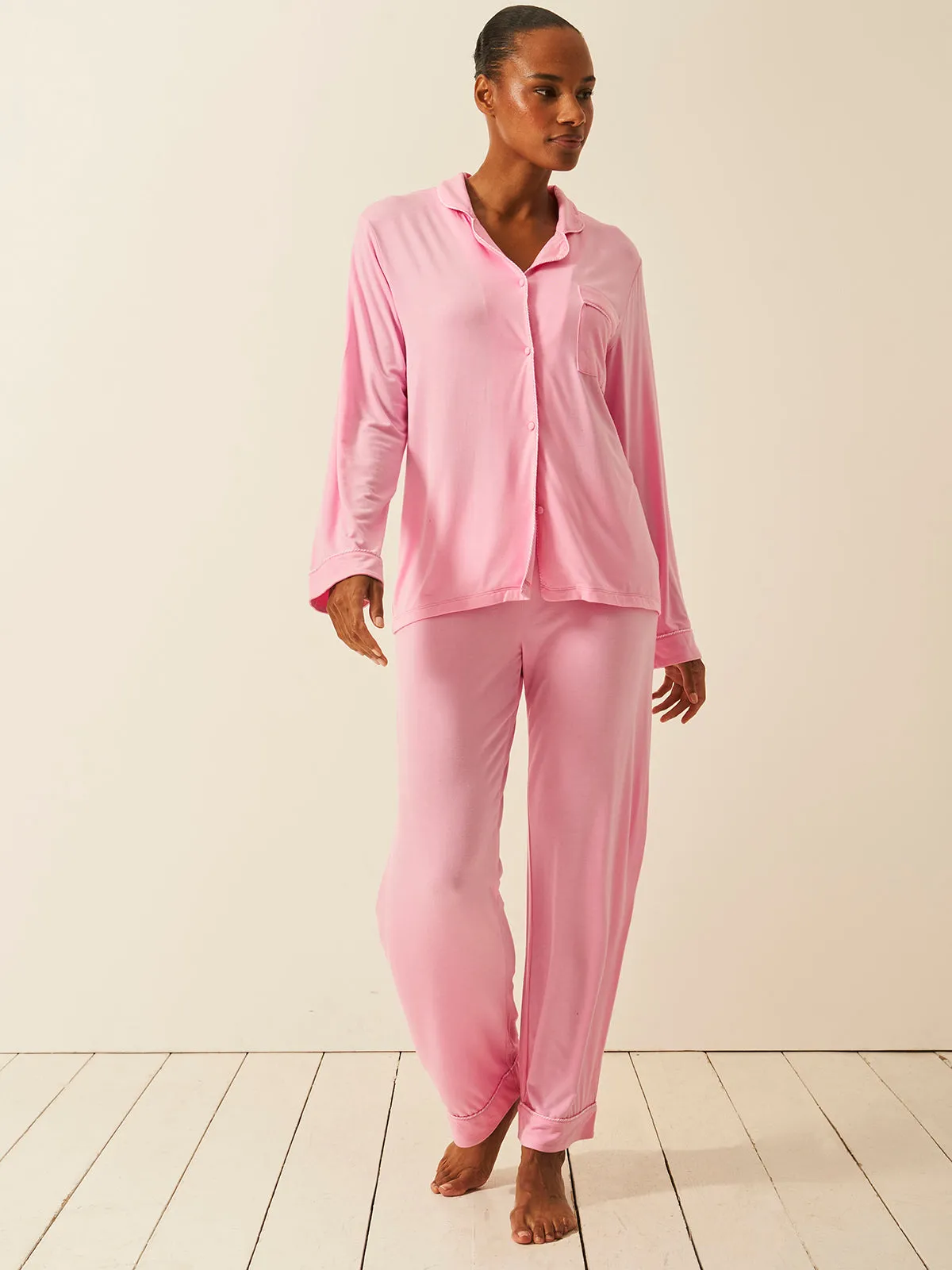 Long Pyjama Set - Candyfloss sold by Stripe & Stare