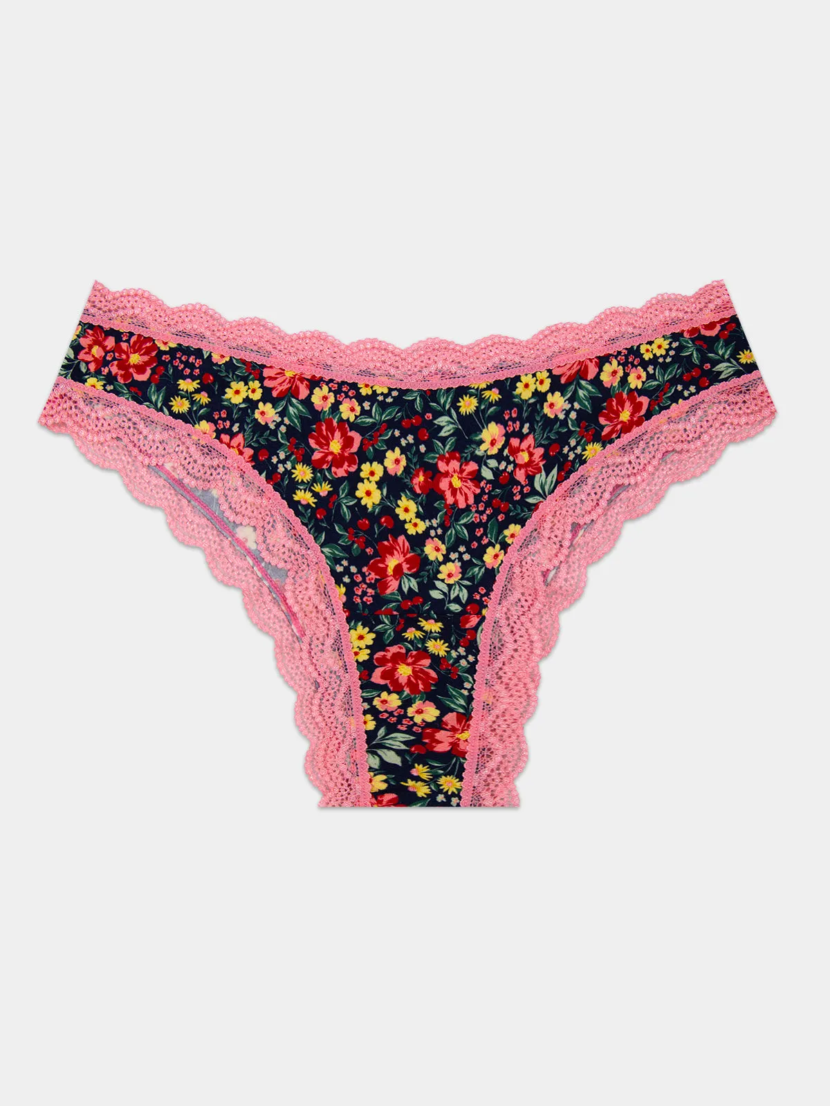 Brazilian Knicker - Cherry Bloom sold by Stripe & Stare product image thumbnail 5