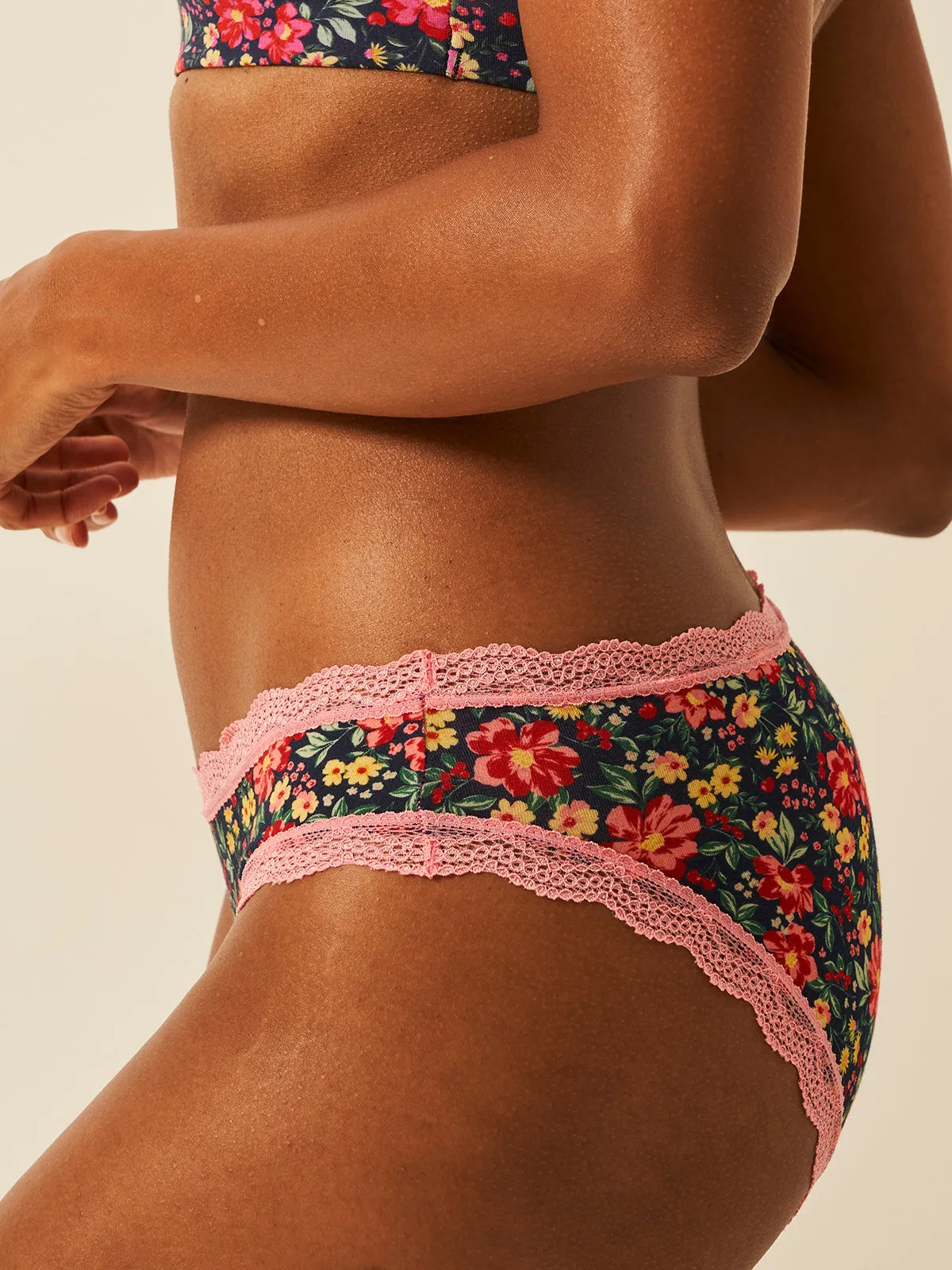 The Original Knicker Four Pack - Cherry Bloom sold by Stripe & Stare product image thumbnail 4