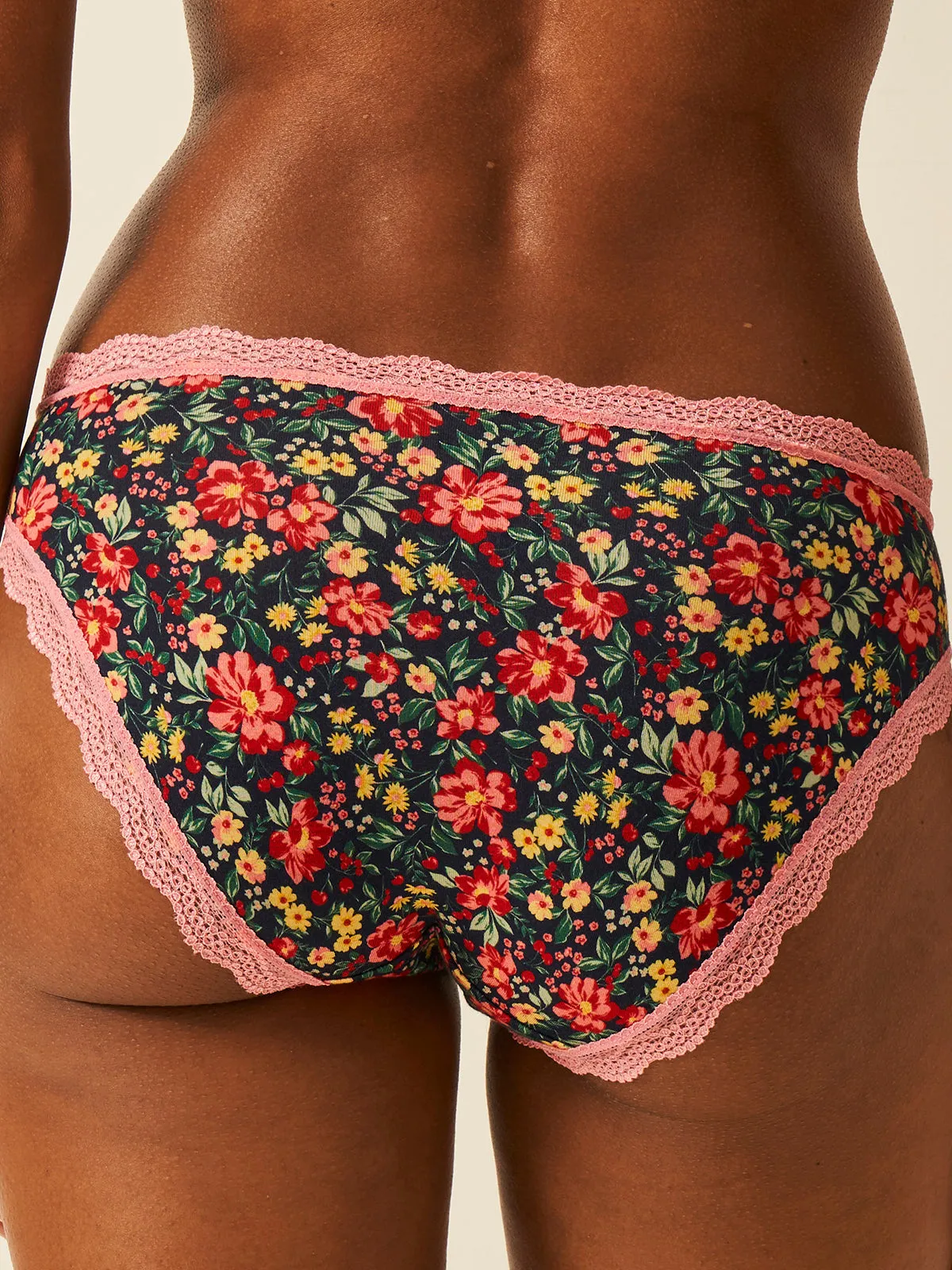The Original Knicker Four Pack - Cherry Bloom sold by Stripe & Stare product image thumbnail 2