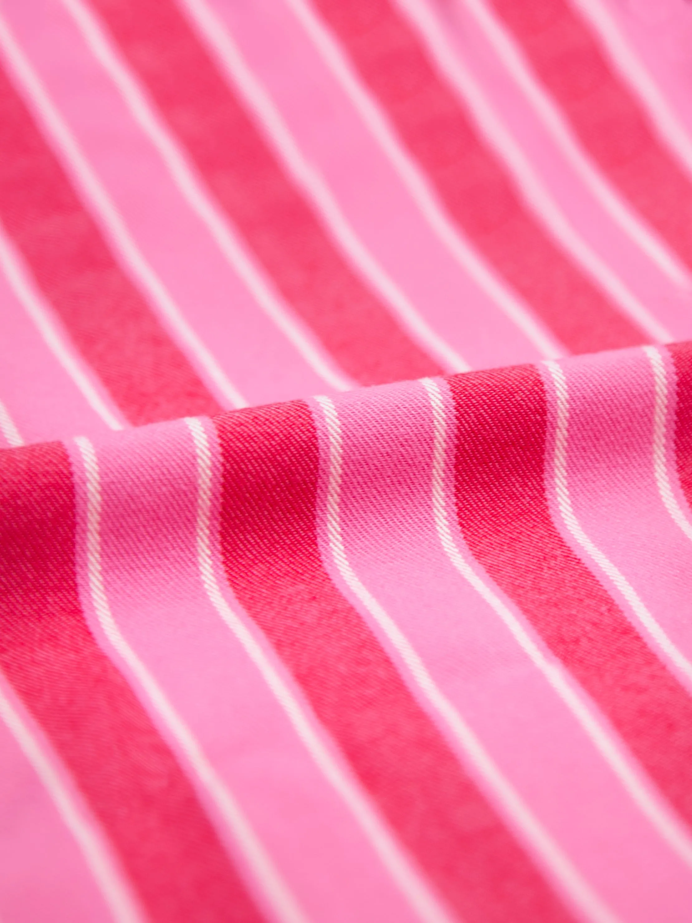 Soft Brushed Woven Pyjama Top - Candy Pop Stripe sold by Stripe & Stare product image thumbnail 5