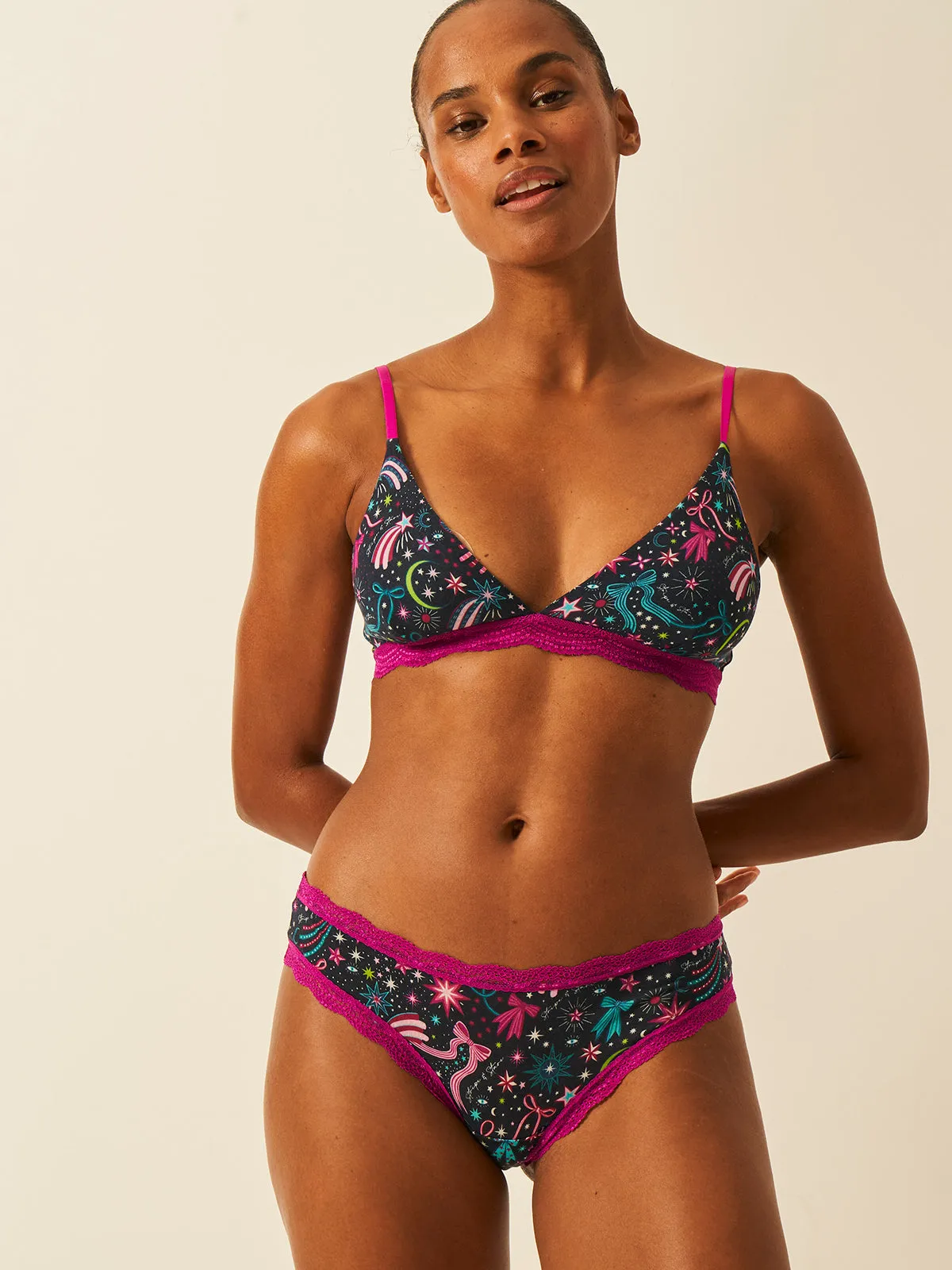 Brazilian Knicker - Sparkling Skies sold by Stripe & Stare product image thumbnail 4