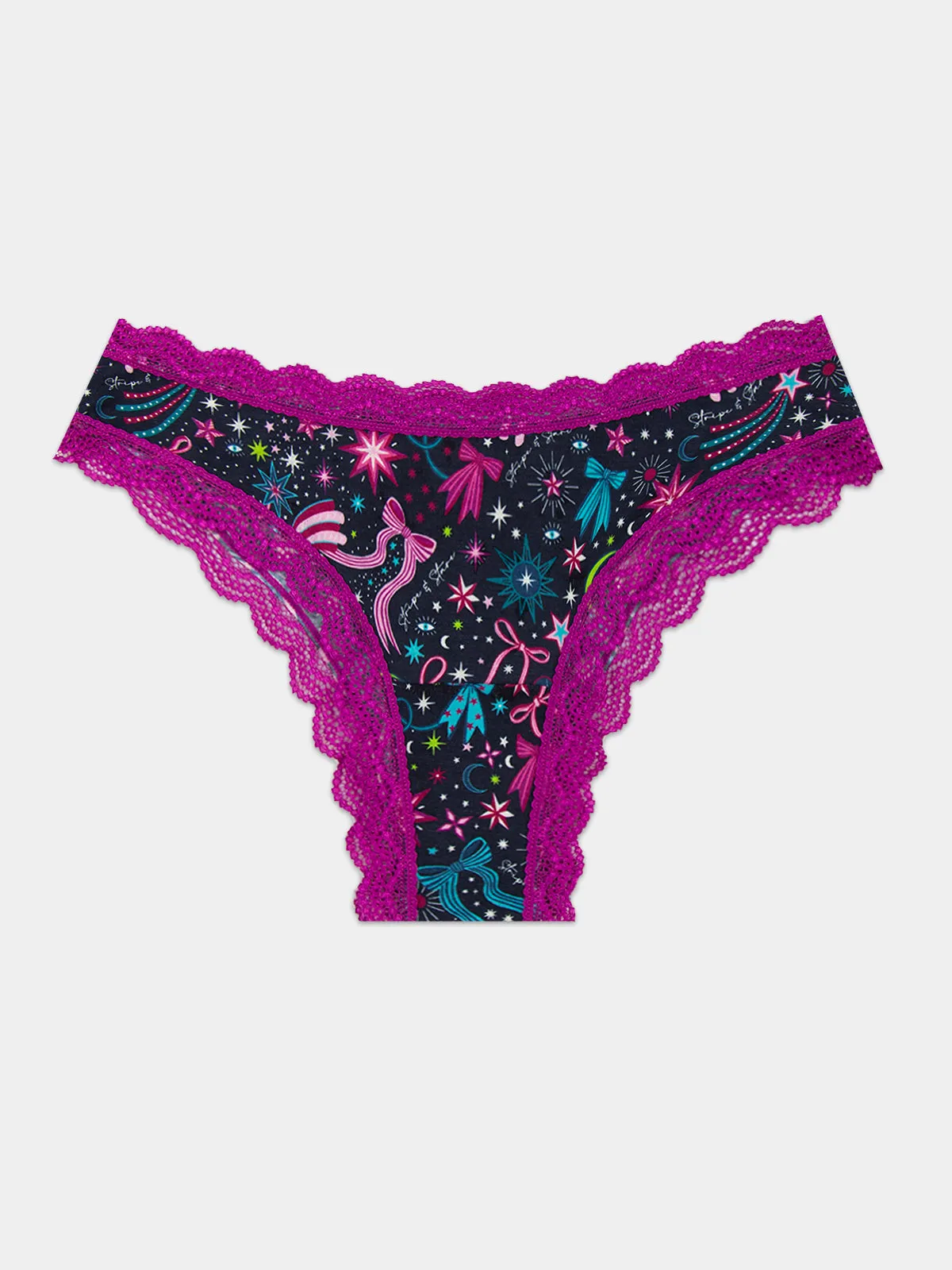 Brazilian Knicker - Sparkling Skies sold by Stripe & Stare product image thumbnail 5