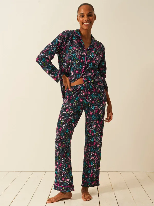 Long Pyjama Set - Sparkling Skies sold by Stripe & Stare