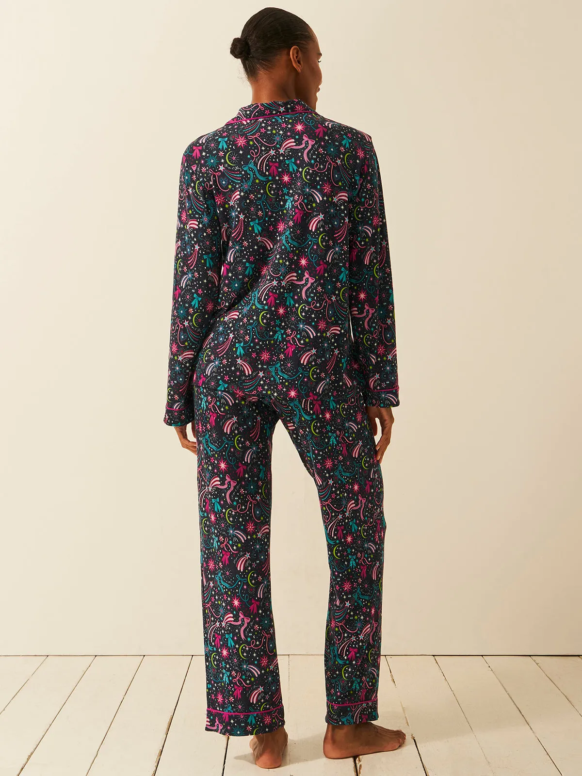 Long Pyjama Set - Sparkling Skies sold by Stripe & Stare product image thumbnail 3