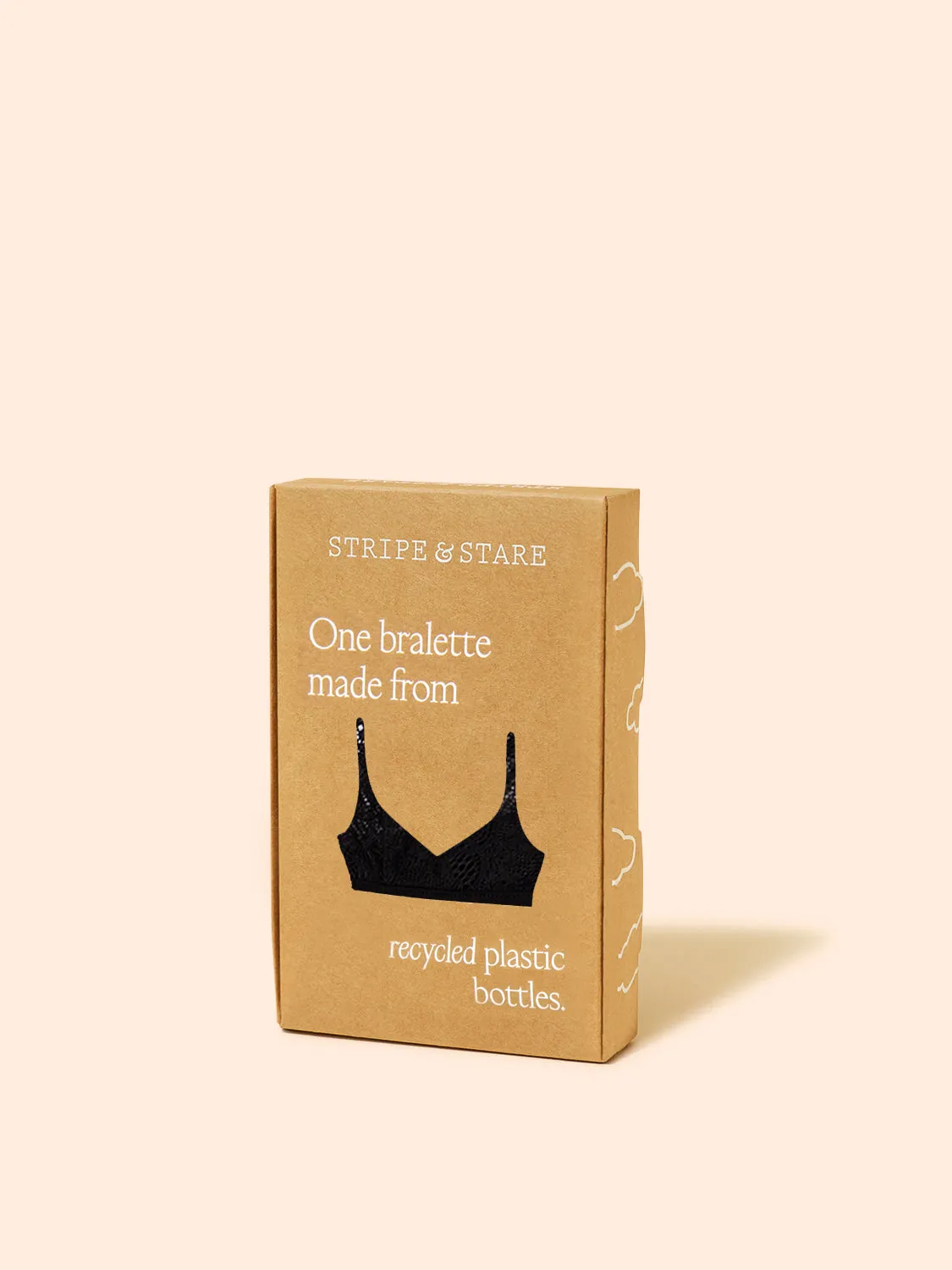 Eco Lace Double Layer Plunge Bra - Black sold by Stripe & Stare product image thumbnail 5