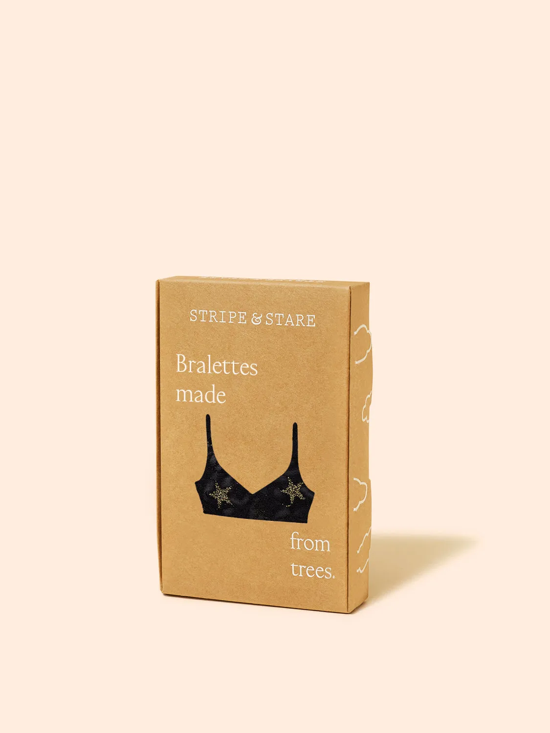 Triangle Lace Mesh Bra - Shine Like a Star sold by Stripe & Stare product image thumbnail 5