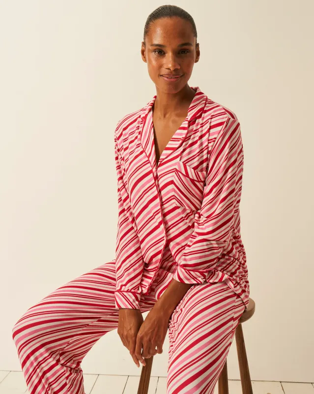 Long Pyjama Set - Candy Cane Wishes sold by Stripe & Stare