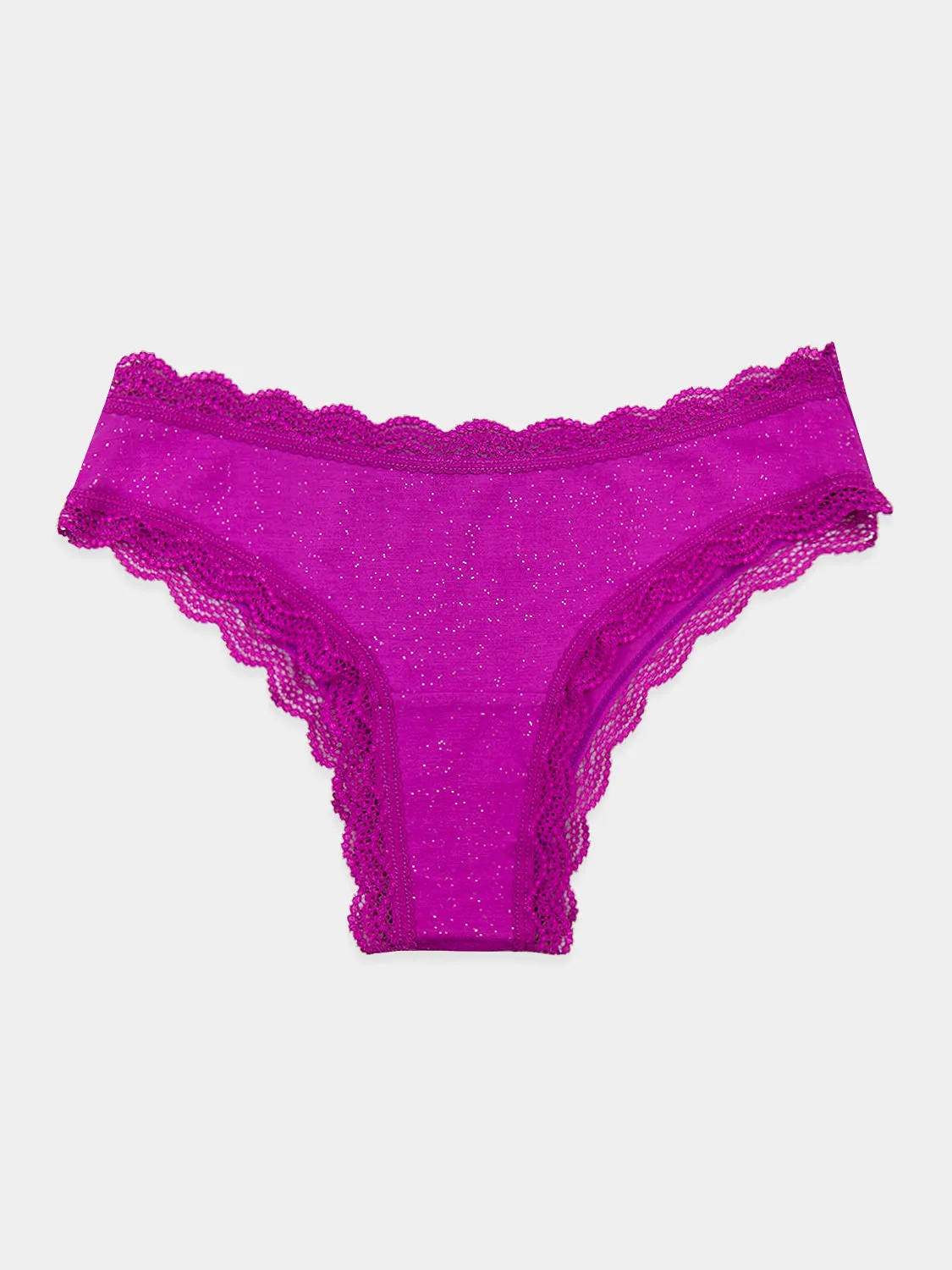 Brazilian Knicker - Sparkle Fuchsia sold by Stripe & Stare product image thumbnail 5