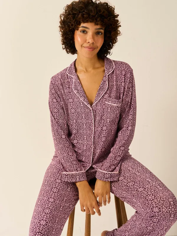 Long Pyjama Set - Arts Floral sold by Stripe & Stare