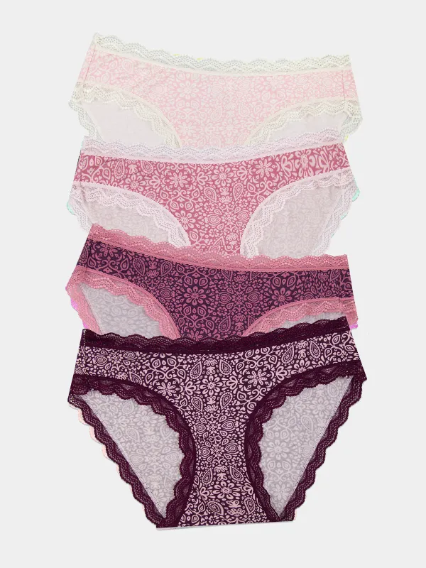 The Original Knicker Four Pack - Arts Floral sold by Stripe & Stare