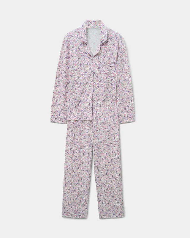 Long Pyjama Set - Lavender Haze made by Stripe & Stare