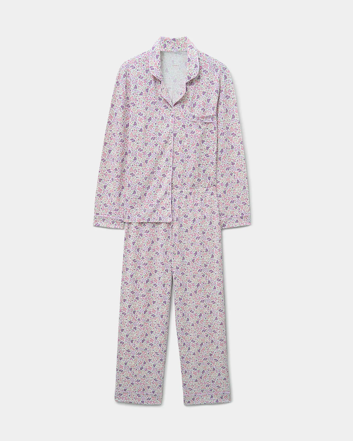 Long Pyjama Set - Lavender Haze sold by Stripe & Stare